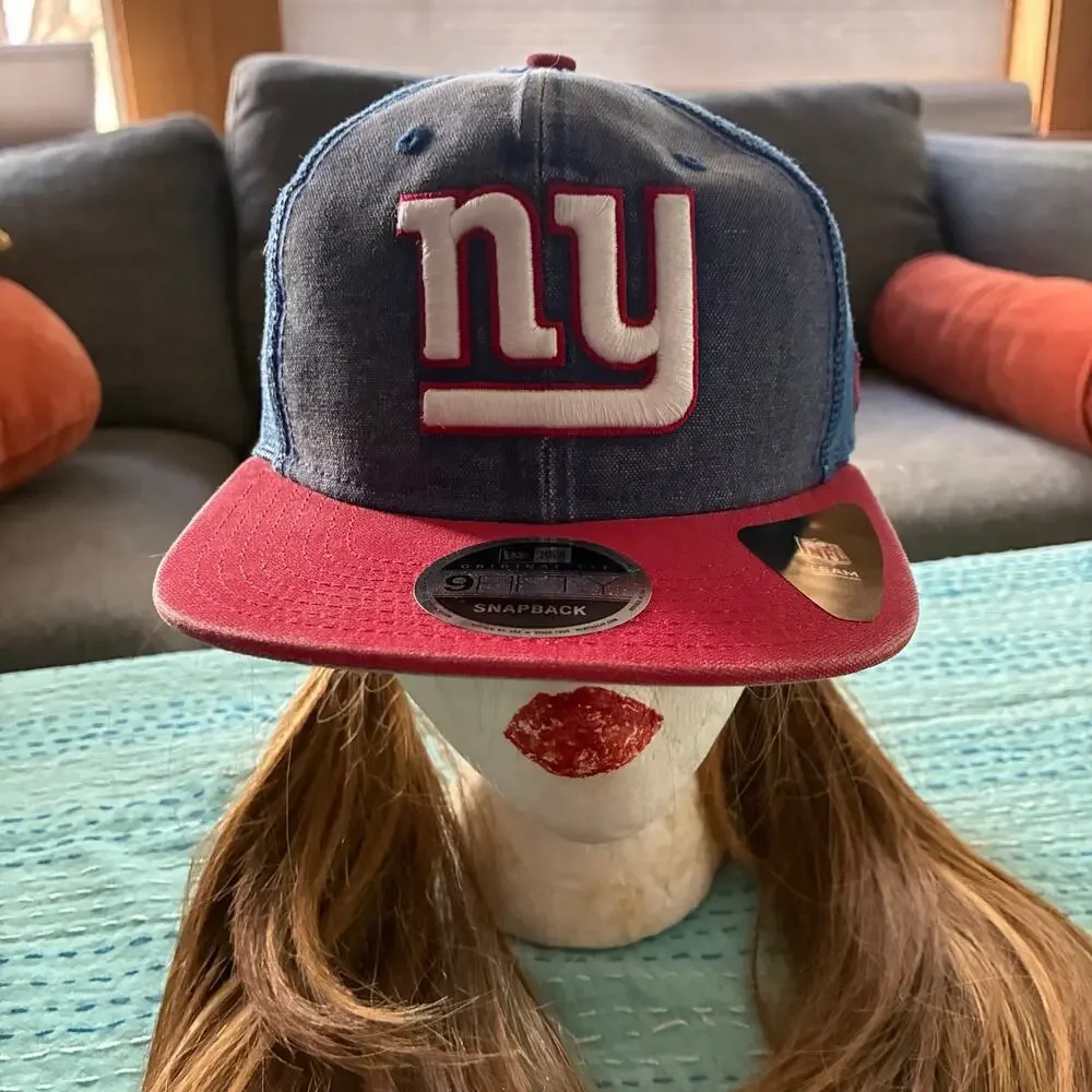 New Era New York Giants 9FIFTY Snapback Hat NFL Team Headwear Trucker Cap NWT - Picture 1 of 11